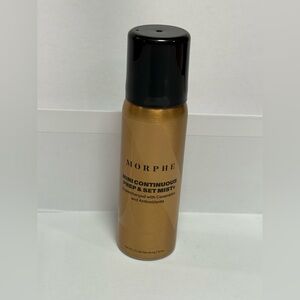 Morphe Continuous Prep & Set Setting Mist+ 1.3 Oz NEW - Gold $15